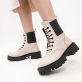Damen-Lederstiefeletten für die Übergangszeit