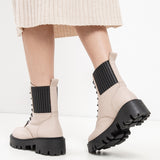 Damen-Lederstiefeletten für die Übergangszeit