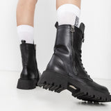 Damenstiefel mit Absatz und Isolierung