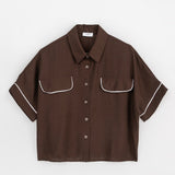 Kurzärmeliges Hemd für Frauen