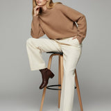 Damenpullover mit Baby-Alpakawolle