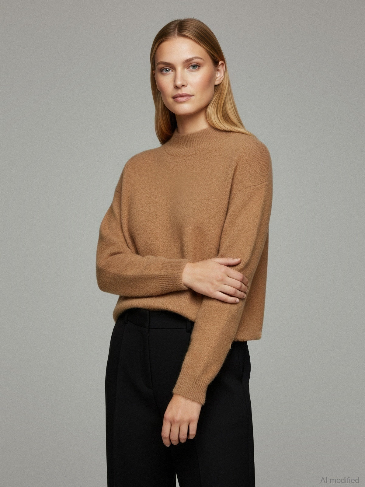 Damenpullover mit Baby-Alpakawolle