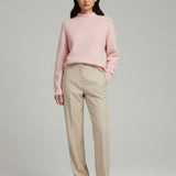 Damenpullover mit Baby-Alpakawolle