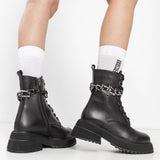 Damenstiefel mit Absatz und Isolierung