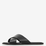 Damen-Sandalen aus geprägtem Leder