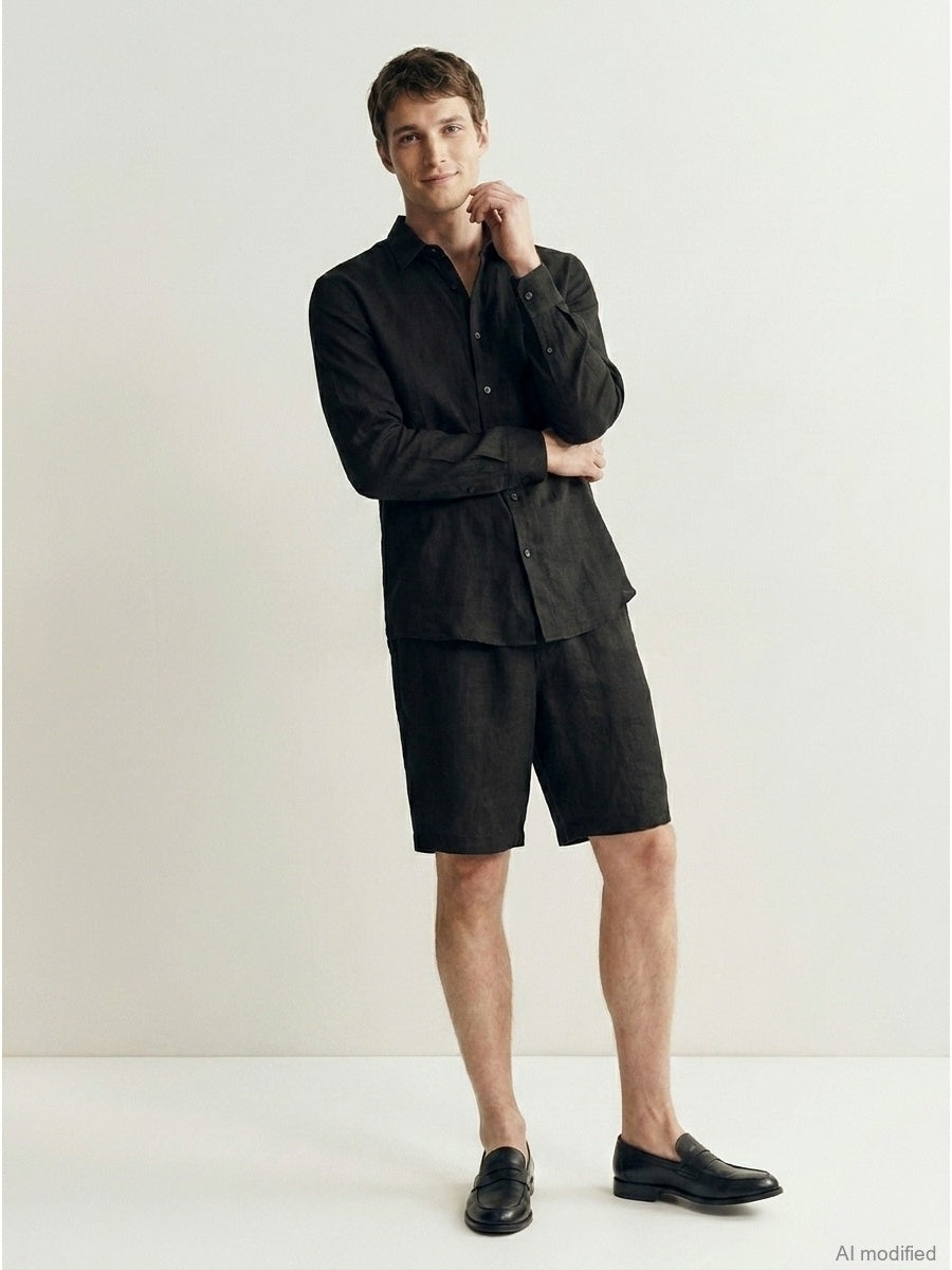 Shorts aus Leinen für Männer