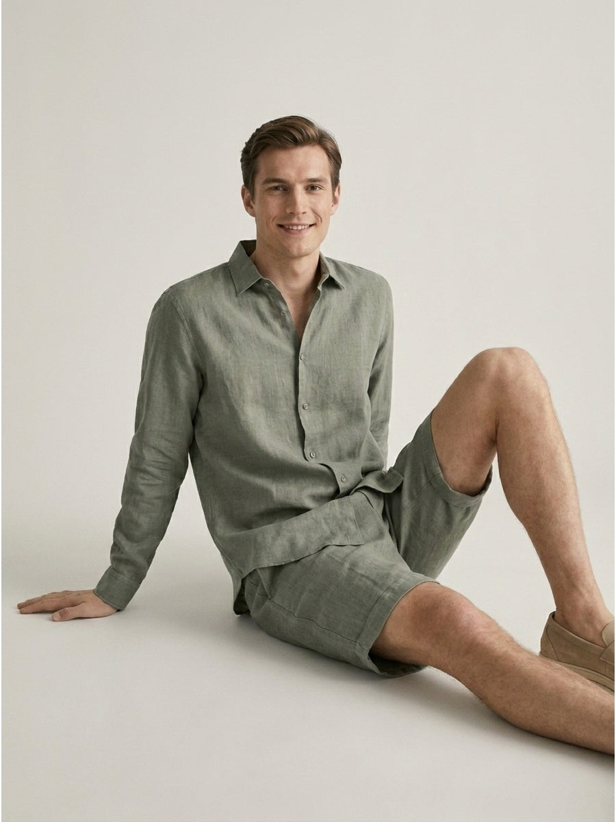 Shorts aus Leinen für Männer