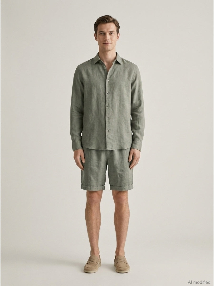 Shorts aus Leinen für Männer
