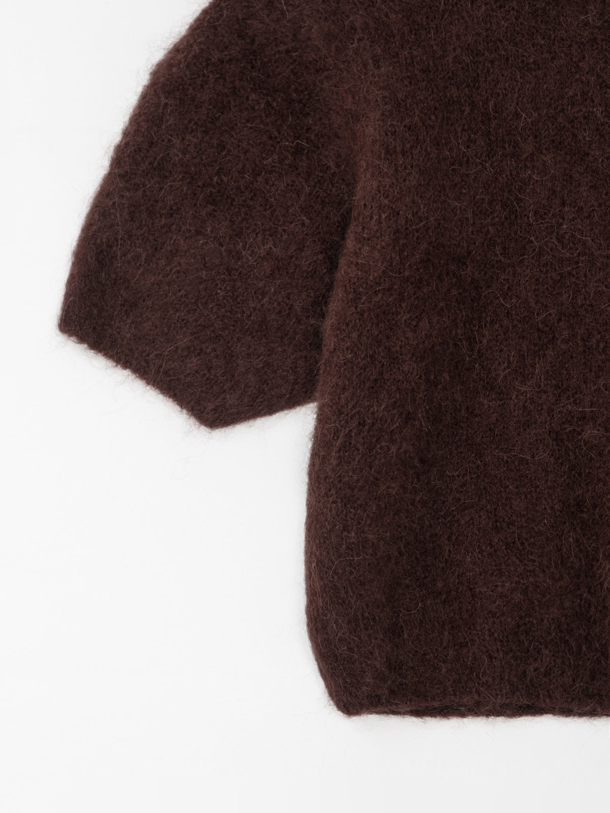 Damenpullover mit Baby-Mohair und Alpaka-Wolle