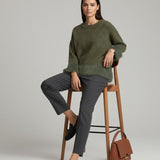 Damenpullover mit Baby-Alpakawolle