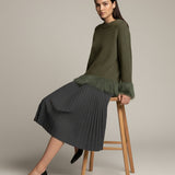 Damenpullover mit Baby-Alpakawolle