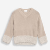 Damenpullover mit Baby-Alpakawolle