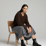 Damenpullover mit Baby-Alpakawolle