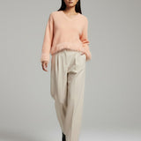 Damenpullover mit Baby-Alpakawolle