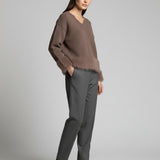 Damenpullover mit Baby-Alpakawolle