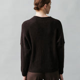 Damenpullover mit Baby Alpaka Wolle