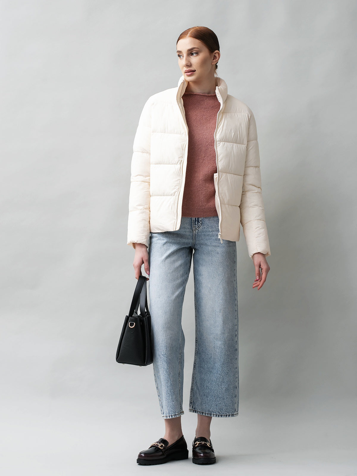 Damenpullover mit Baby Alpaka Wolle