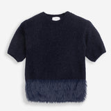 Damenpullover mit Mohairwolle