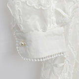 Damenkleid mit Seide