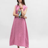 Sommerkleid für Frauen, Capsule Collection, 100% Leinen