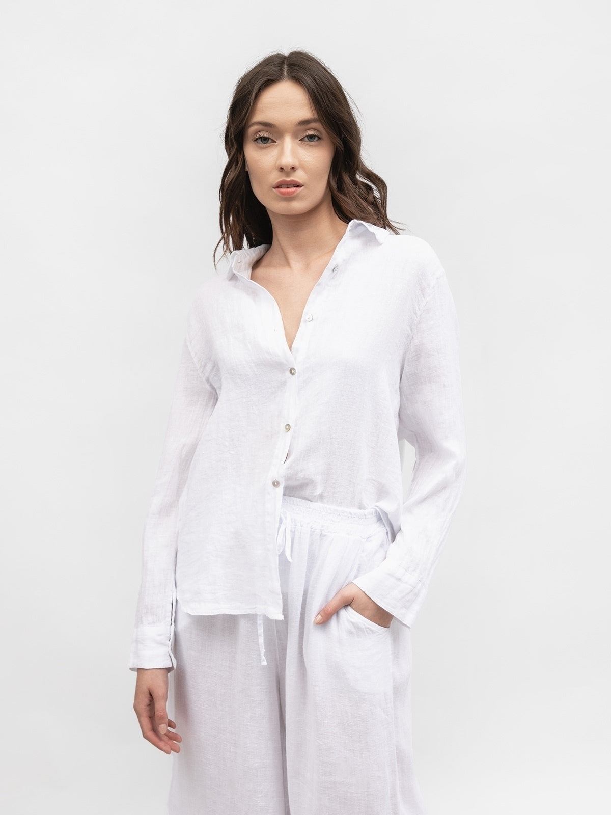 Damenhemd, Capsule Collection, 100% Leinen