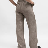 Damenweste und -hose, Capsule Collection, 100% Leinen