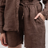 Damenshorts, Capsule Collection, 100 % Leinen