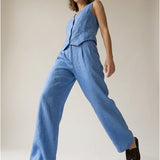 Damenhose, Capsule Collection, 100% Leinen