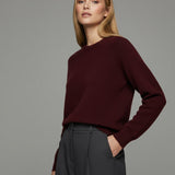 Damenpullover mit Baby-Alpakawolle