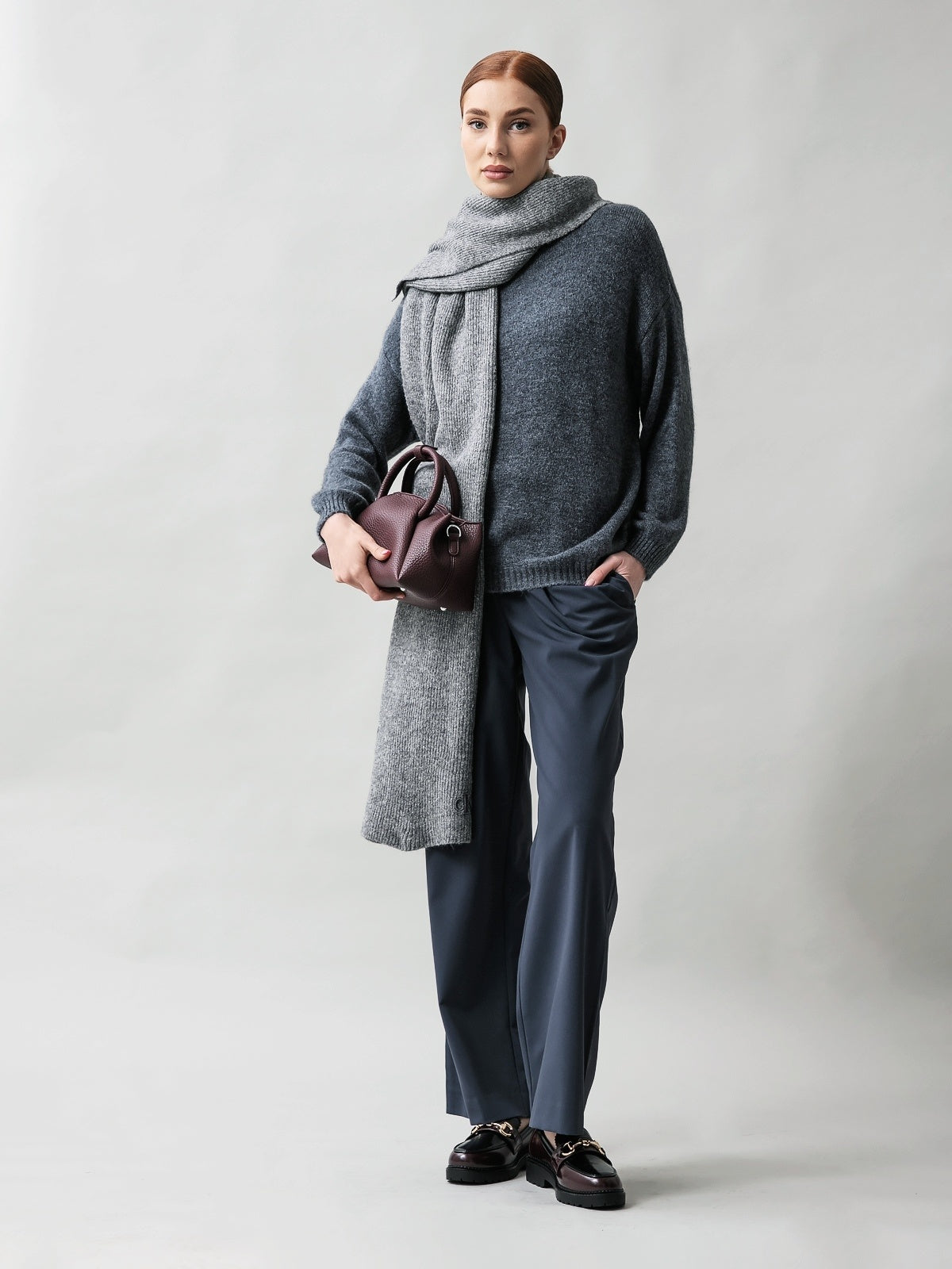 Damenpullover mit Baby Alpaka Wolle