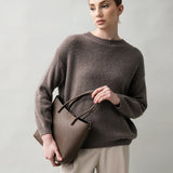 Damenpullover mit Baby Alpaka Wolle