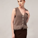 Damenpullover mit Baby-Alpakawolle