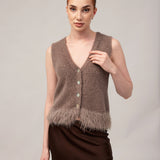 Damenpullover mit Baby-Alpakawolle