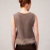 Damenpullover mit Baby-Alpakawolle