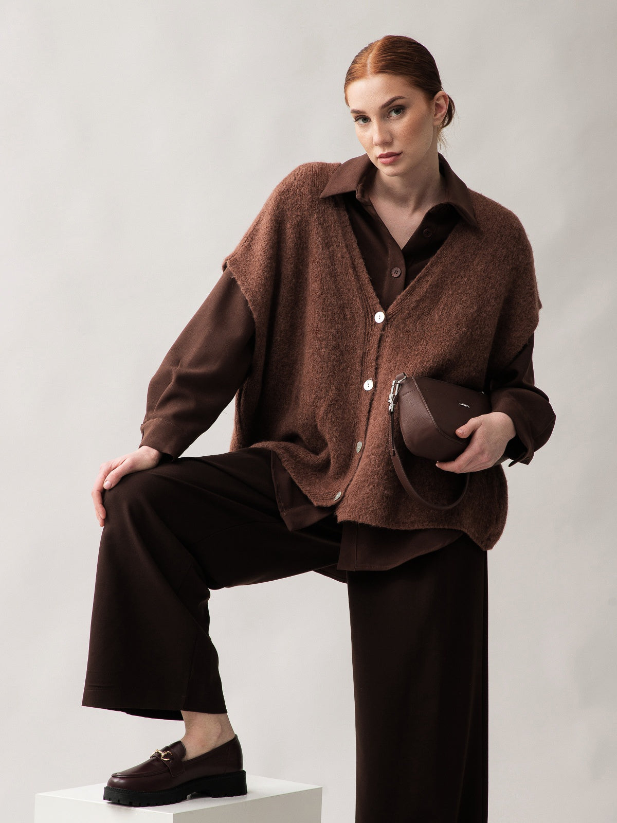 Damenweste mit Baby Alpaka Wolle, Capsule Collection