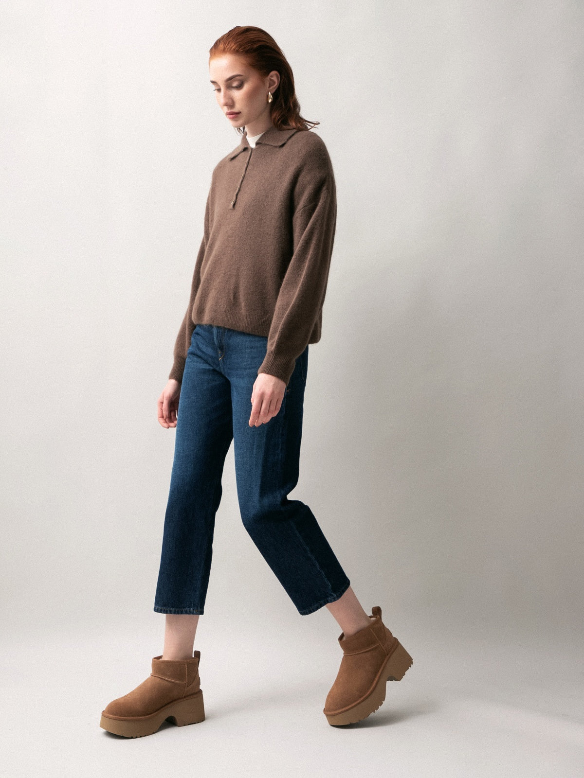 Damenpullover mit Baby Alpaka Wolle, Capsule Collection