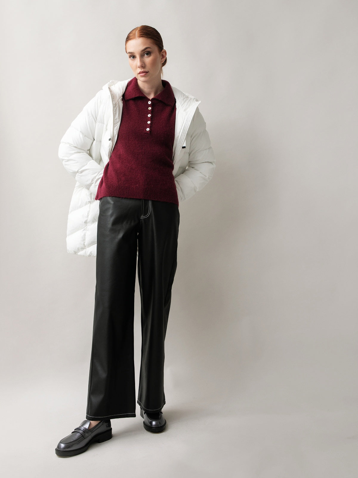 Damenpullover mit Baby Alpaka Wolle