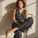 Damenweste, Capsule Collection, 100% Leinen