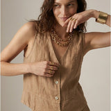 Damenweste, Capsule Collection, 100% Leinen