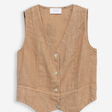 Damenweste, Capsule Collection, 100% Leinen