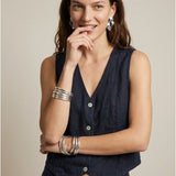 Damenweste, Capsule Collection, 100% Leinen