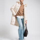 Damenpullover mit Baby-Alpakawolle