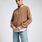 Damenpullover mit Baby-Alpakawolle