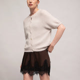 Damenpullover mit Baby-Alpakawolle