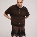 Damenpullover mit Baby-Alpakawolle