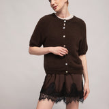 Damenpullover mit Baby-Alpakawolle