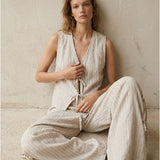 Damenweste, Capsule Collection, 100% Leinen