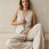 Damenweste, Capsule Collection, 100% Leinen