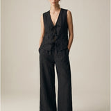 Damenweste, Capsule Collection, 100% Leinen