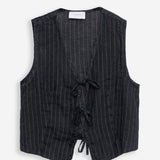Damenweste, Capsule Collection, 100% Leinen
